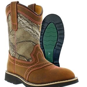 Itsaca Kids Buckaroo Western Boot. Girls Size 3.